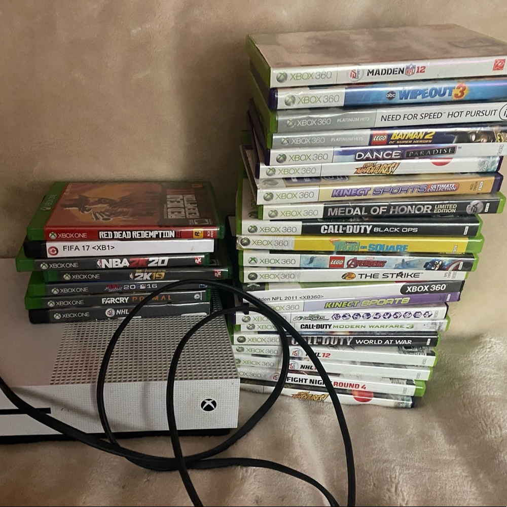 Xbox 360 1TB and games, also available many PS gamess